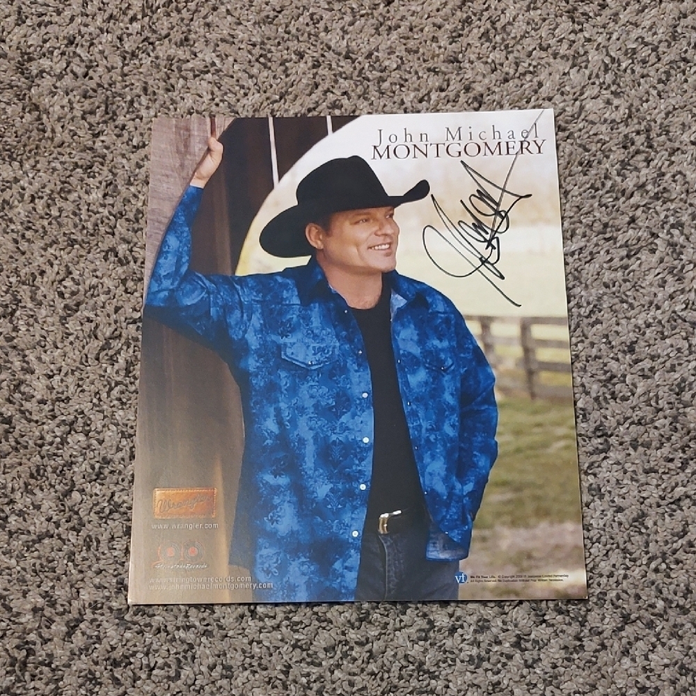 John Michael Montgomery Hand Signed Photo